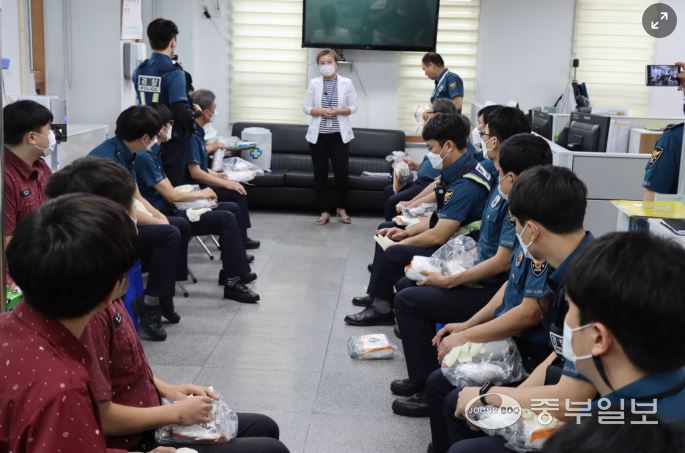 경기도의료원 수원병원, 화서문지구대 감염관리교육 실시